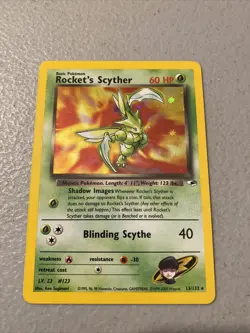 Pokemon - Rocket’s Scyther - Holofoil - Gym Heroes #13/132 NM - Image 1