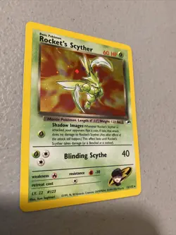 Pokemon - Rocket’s Scyther - Holofoil - Gym Heroes #13/132 NM - Image 2
