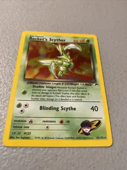 Pokemon - Rocket’s Scyther - Holofoil - Gym Heroes #13/132 NM - Image 3