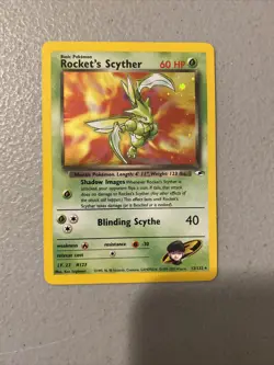 Pokemon - Rocket’s Scyther - Holofoil - Gym Heroes #13/132 NM - Image 4