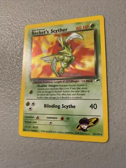 Pokemon - Rocket’s Scyther - Holofoil - Gym Heroes #13/132 NM - Image 5