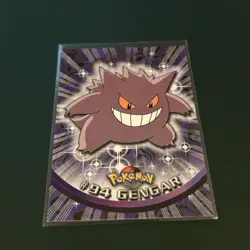Topps Pokemon Gengar #94 2000 TV Animation Edition Non-Holo Blue Logo - Image 1