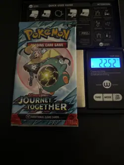 Heavy! Lot Of (4) 22.50g+ Gram Pokemon Journey Together Booster Packs Sealed - Image 4