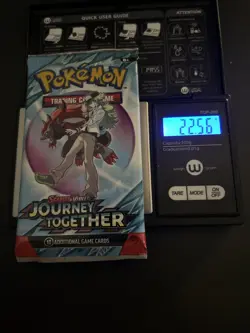 Heavy! Lot Of (4) 22.50g+ Gram Pokemon Journey Together Booster Packs Sealed - Image 5