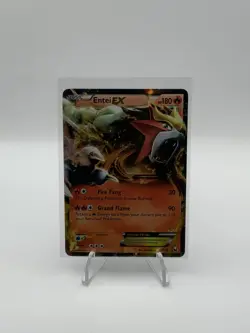 Pokemon TCG Entei EX 13/108 Dark Explorers Holo MINT - Image 1