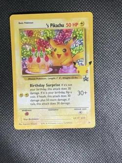 Birthday Pikachu Holo Blackstar Promo 24 Celebrations Pokemon - Image 3