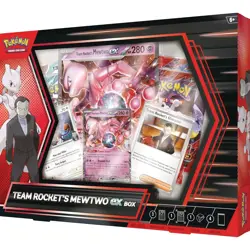 Pokemon TCG Team Rocket's Mewtwo ex Box Sealed NEW IN HAND Free Fast Shipping - Image 1
