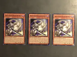 Dragon Buster Destruction Sword (3x) BOSH-EN020 - Common 1st Edition NM Yugioh - Image 1