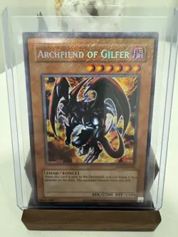 Archfiend Of Gilfer (RP02-EN094) Yu-Gi-Oh! Retro Pack 2 Secret Rare Holo Bleed - Image 1