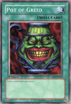 Pot of Greed Common Structure Deck: Zombie Madness SD2-EN017 LP - Image 1