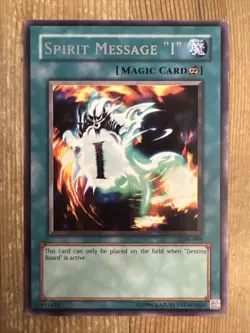 Yugioh Spirit Message "I" LON-089 Rare Unlimited Edition MP - Image 1