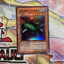 Yugioh! Catapult Turtle RP01-EN038 Super Rare VLP - Image 1