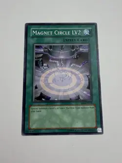Yu-Gi-Oh! Trading Card TCG Game Magnet Circle Level 2 Spell Card 1996 - Image 1
