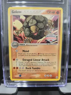 Pokemon Golem EX TCG Legend Maker Holo Card 6/92 Regional Championships Cgc10 - Image 3