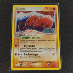 Dugtrio - 5/100 - Reverse Holo - Crystal Guardians - Pokemon Card - MP - Image 1