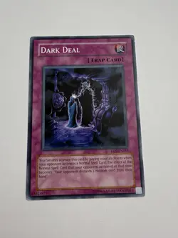 Yu-Gi-Oh! Trading Card TCG Game Dark Deal Trap Card 1996 - Image 1