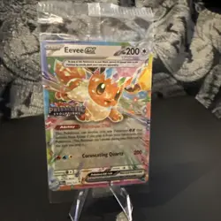 Eevee EX Prismatic Evolutions Sealed & STAMPED Surprise Box Promo Card #075/131! - Image 1