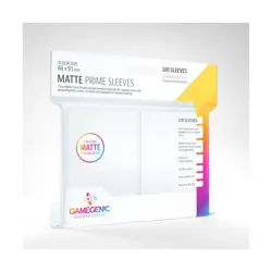 GameGenic Card Protection Matte Sleeves - White (100) New - Image 1