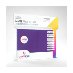 GameGenic Card Protection Matte Sleeves - Purple (100) New - Image 1