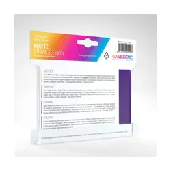 GameGenic Card Protection Matte Sleeves - Purple (100) New - Image 2
