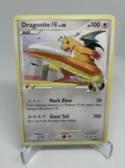 Dragonite FB 56/147 Non Holo Platinum Supreme Victors Pokemon Card 2009 LP - Image 1