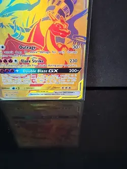 Pokemon TCG Reshiram and Charizard GX Tag Team Promo Card SM247 NM - Image 4