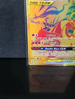 Pokemon TCG Reshiram and Charizard GX Tag Team Promo Card SM247 NM - Image 5