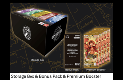 One Piece Card Game THE BEST Storage Box (Shanks) Set, PRB-01, opened, Japan - Image 4