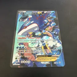 Pokemon TCG Team Aqua's Kyogre EX Double Crisis Holo Full Art Card 6/34 - Image 2