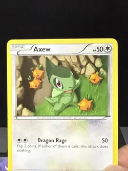 Pokemon Card Axew BW16 Black & White Black Star Promo Light Play - Image 2