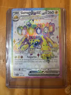 Pokemon TCG Galvantula EX Stellar Crown Holo Card 159/142 SV07 - Image 1