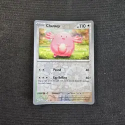 Pokemon TCG Scarlet & Violet Base Set Chansey Reverse Holo Card 144/198 - Image 1