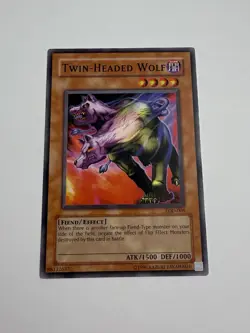 Yu-Gi-Oh! Trading Card TCG Game Twin Headed Wolf 1996 - Image 1