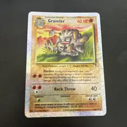 Pokemon Graveler 44/110 Reverse Holo Legendary Collection Card NM/LP Condition - Image 2