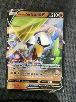 GALARIAN SIRFETCH'D V - SWSH043 - SWORD & SHIELD PROMO - POKEMON CARD - Image 1