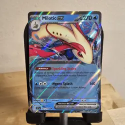 Milotic ex 42/191 Pokemon 2024 Surging Sparks Holo Rare Card NM (042/191) - Image 1