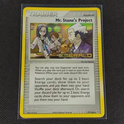 Mr. Stone's Project - 79/106 - Reverse Holo - EX Emerald - Pokemon Card - MP - Image 1