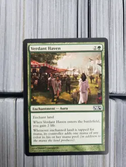 Verdant Haven - Regular - Magic 2014 (M14) #199/249 MTG Magic The Gathering - Image 1