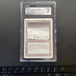 MTG Tundra Revised Edition Rare CGC Graded 5 Excellent Magic The Gathering - Image 1