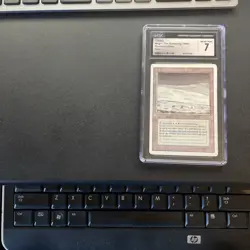 MTG Tundra Revised Edition Rare CGC Graded 5 Excellent Magic The Gathering - Image 3