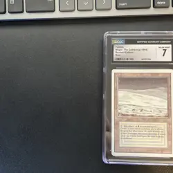 MTG Tundra Revised Edition Rare CGC Graded 5 Excellent Magic The Gathering - Image 4