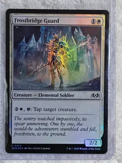 MTG Frostbridge Guard FOIL #14 Wilds of Eldraine Magic the Gathering NM - Image 4