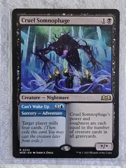 MTG Cruel Somnophage #222 Wilds of Eldraine Magic Gathering Card Rare NM - Image 4