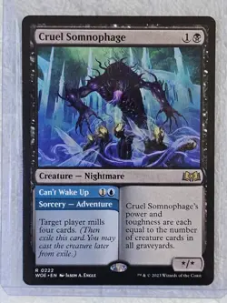 MTG Cruel Somnophage #222 Wilds of Eldraine Magic Gathering Card Rare NM - Image 5