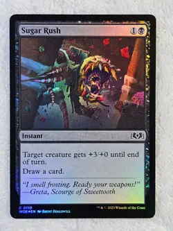 MTG Sugar Rush FOIL #110 Wilds of Eldraine Magic the Gathering Card NM - Image 2