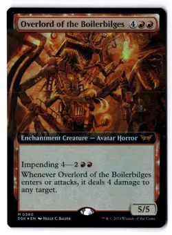 Overlord Of The Boilerbilges NM* FOIL EXTENDED Duskmourn 0380 mtg -UnltdCards - Image 1