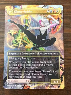 MtG - Gwen Stacy - 0202 - Marvel's Spider-Man - Borderless - Mythic - Image 2