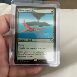 MTG Dominaria Remastered Birds of Paradise Retro Frame Foil NM! - Image 1