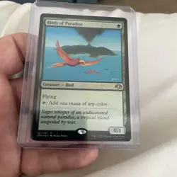 MTG Dominaria Remastered Birds of Paradise Retro Frame Foil NM! - Image 2