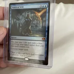Force of Will Dominaria Remastered Foil MTG Card Magic The Gathering 050/261 - Image 3